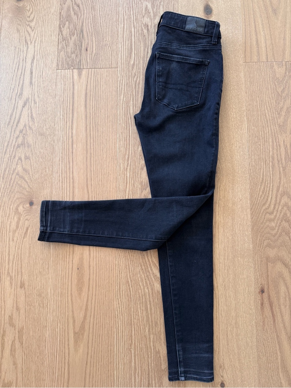 American Eagle Black High Rise Jeggings Size 2 Stretch Skinny Jeans